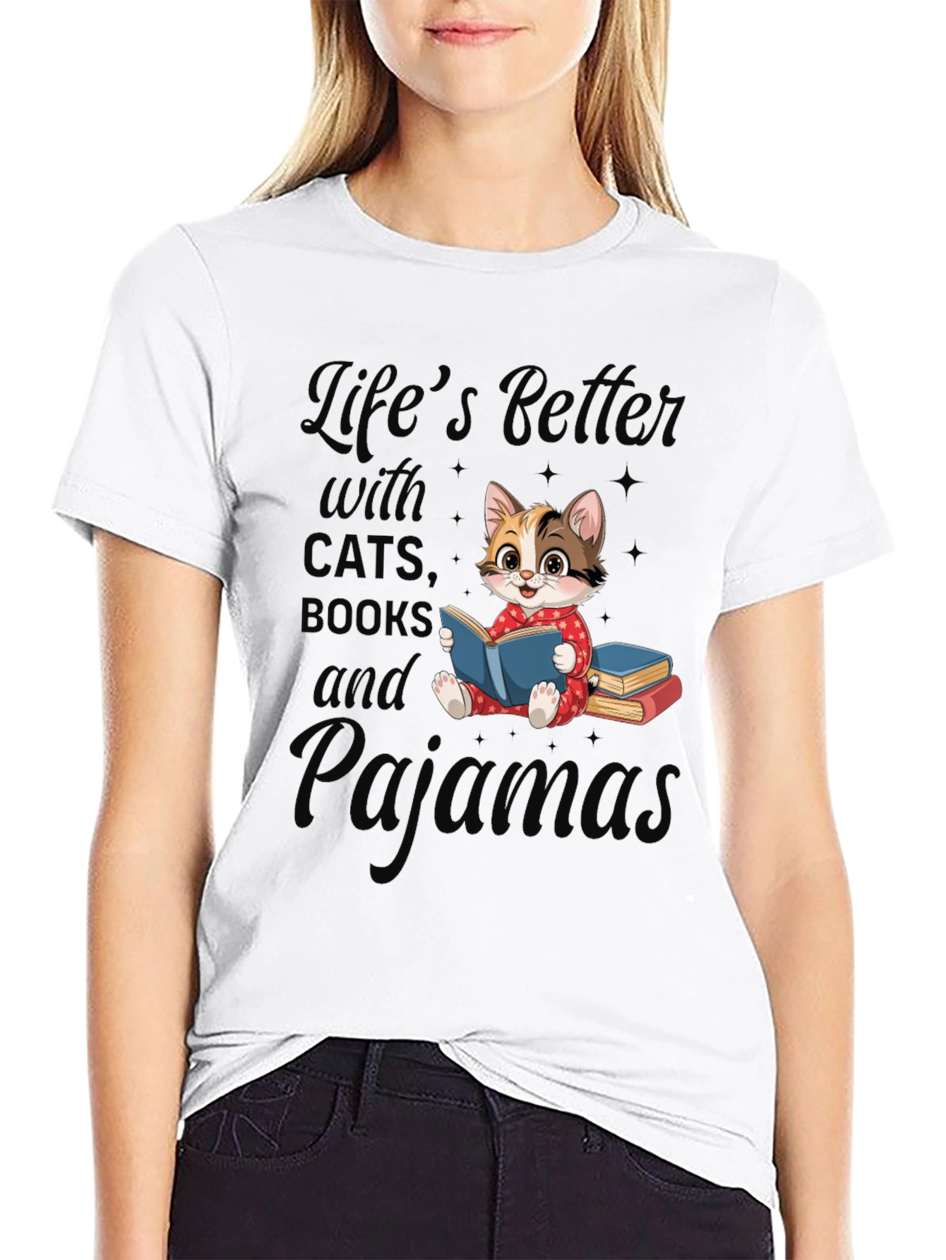 Lifes Better with Cats T-Shirt