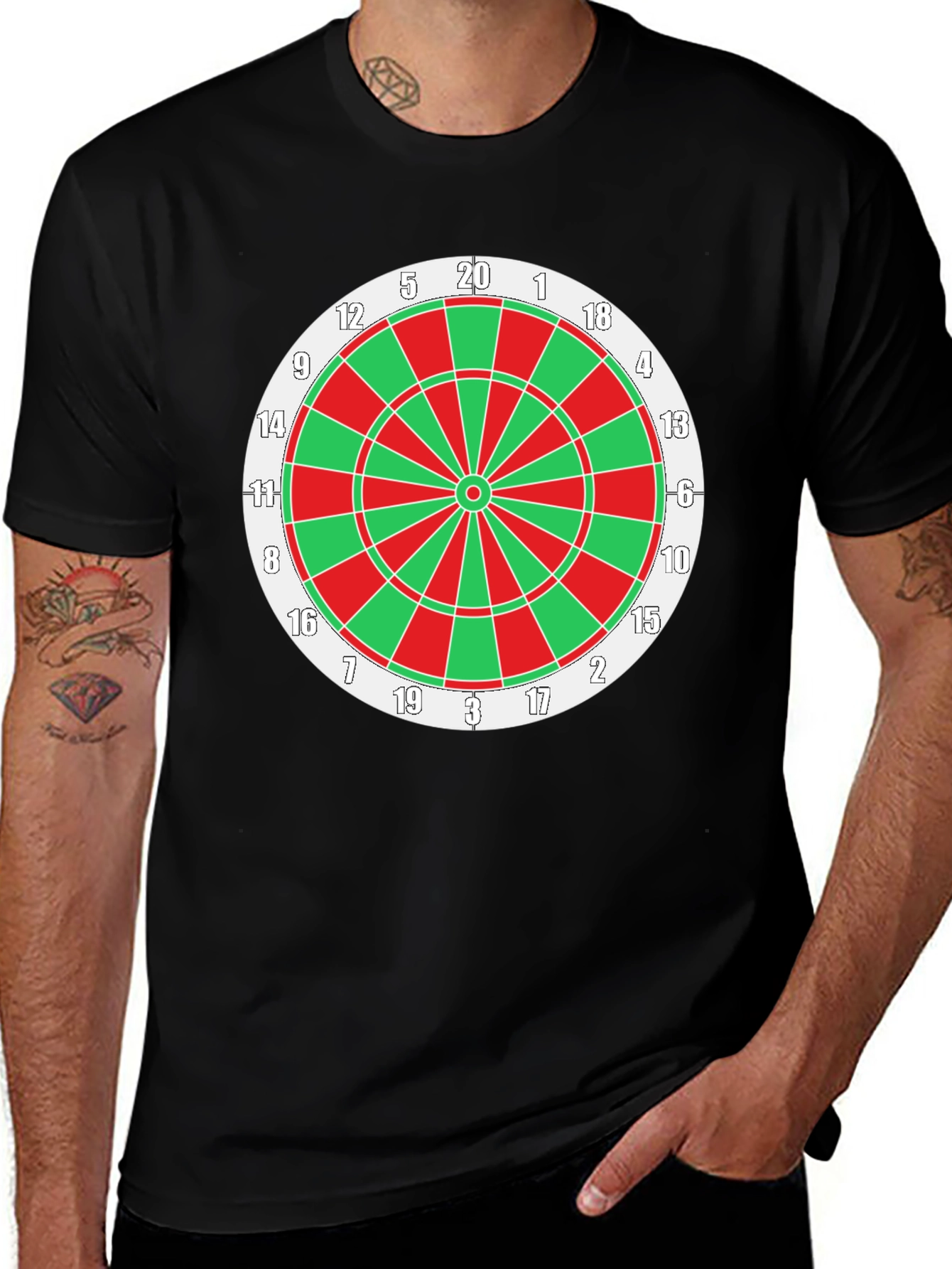 Dartboard Graphic T-Shirt
