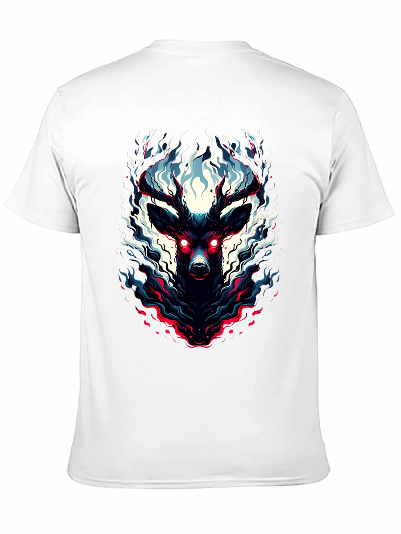 Mystic Deer Graphic Tee - Black T-Shirt