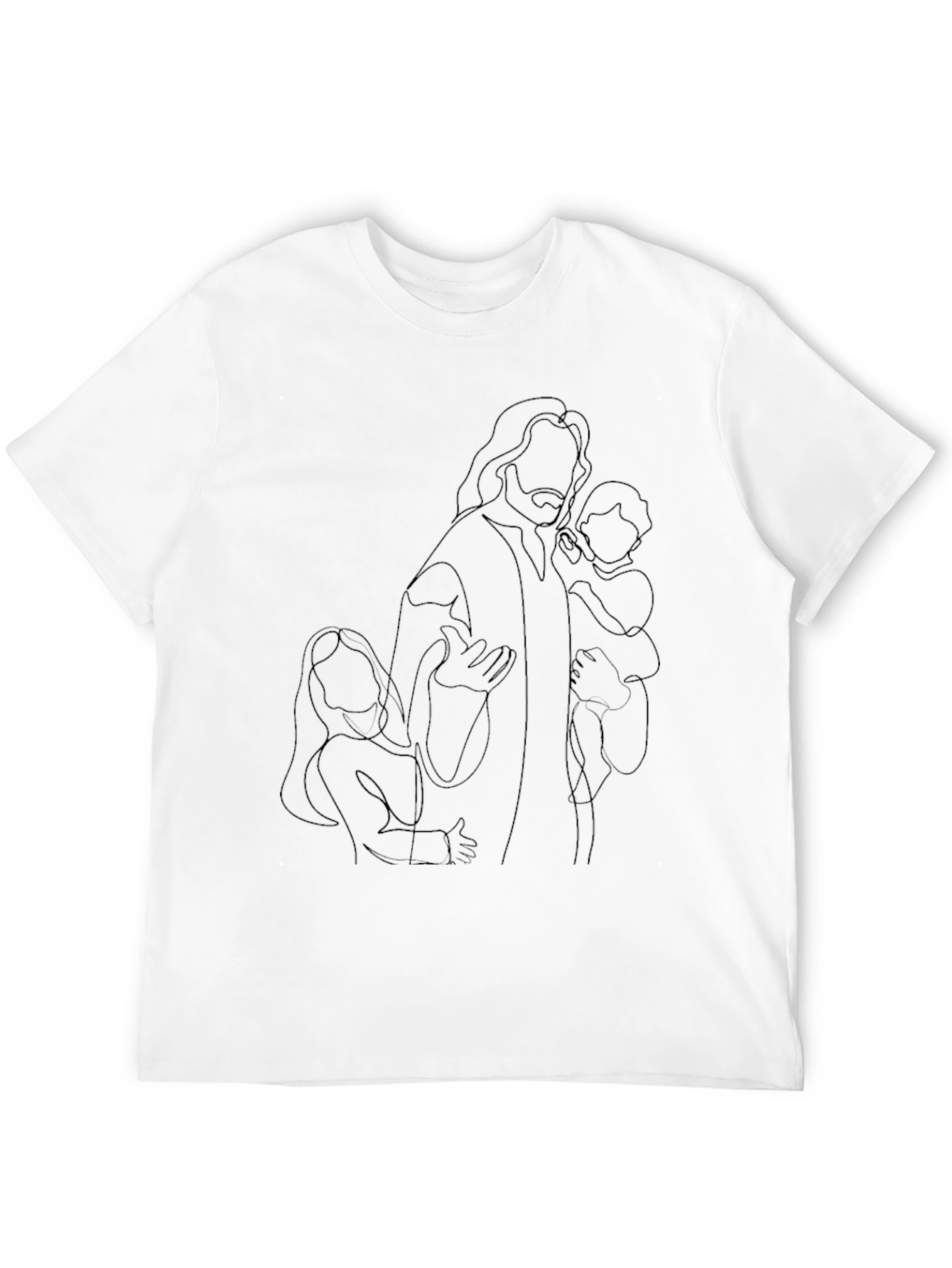 Minimalist Jesus Graphic T-Shirt