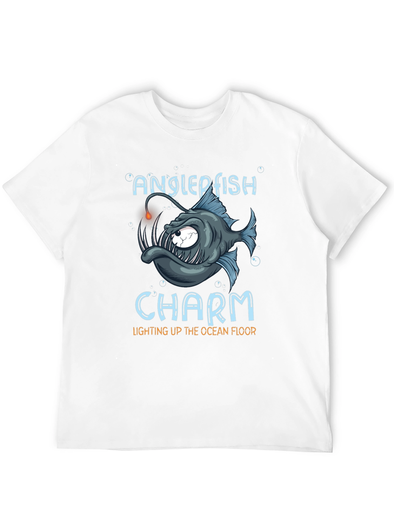Anglerfish Charm Black T-Shirt
