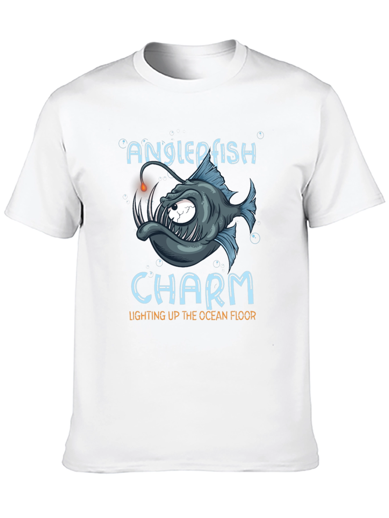 Anglerfish Charm Black T-Shirt