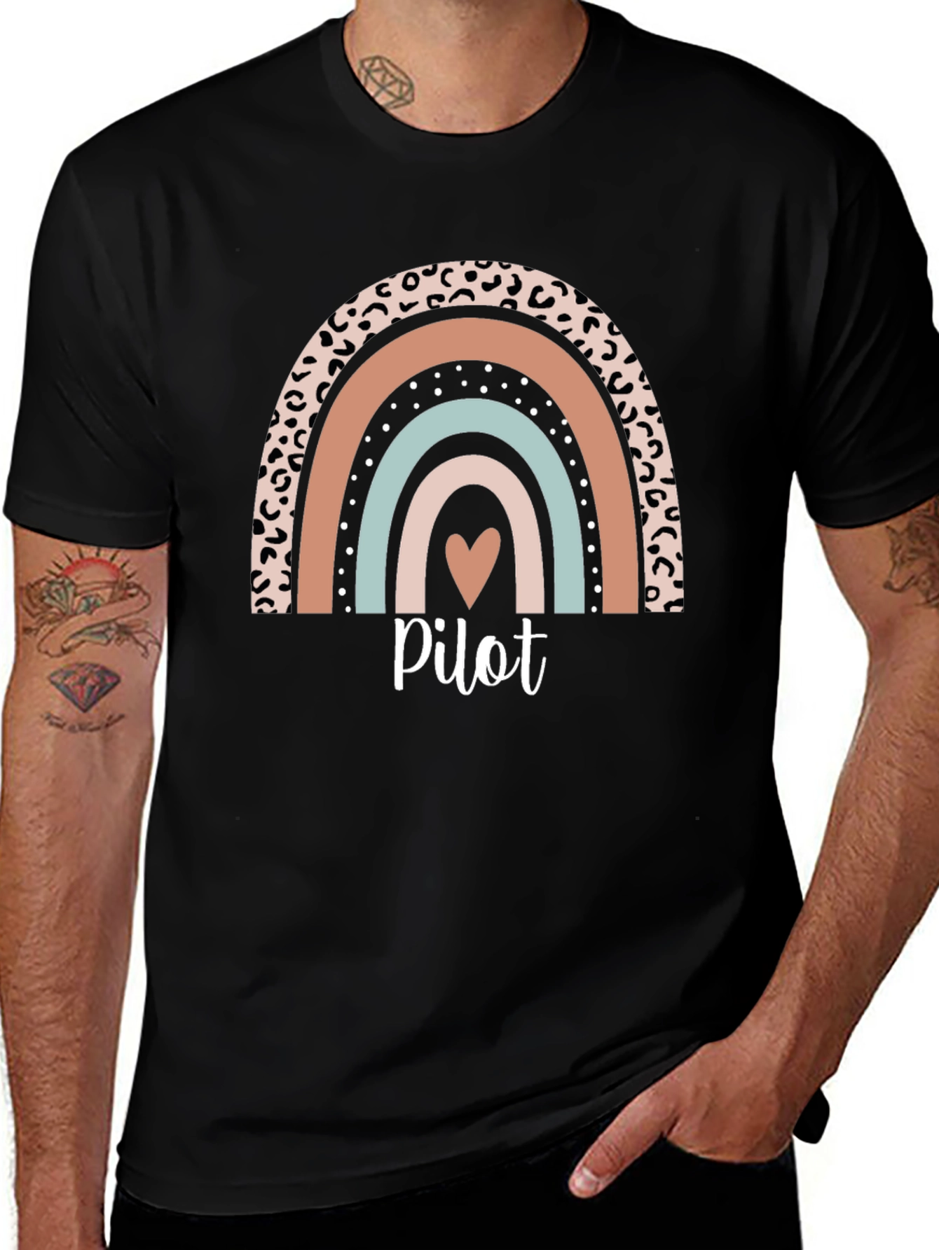 Pilot Rainbow Graphic Tee