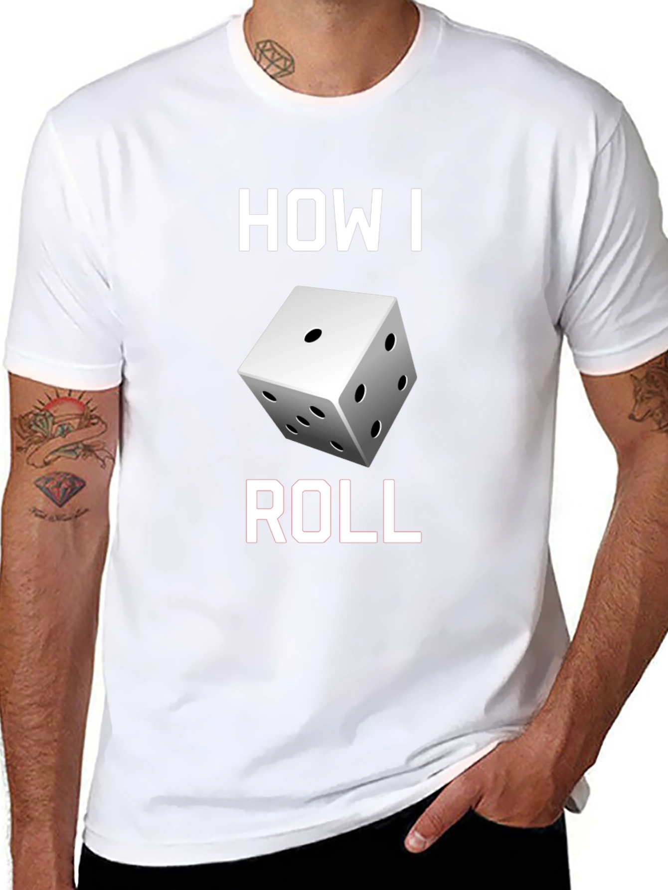 How I Roll Dice Graphic T-Shirt