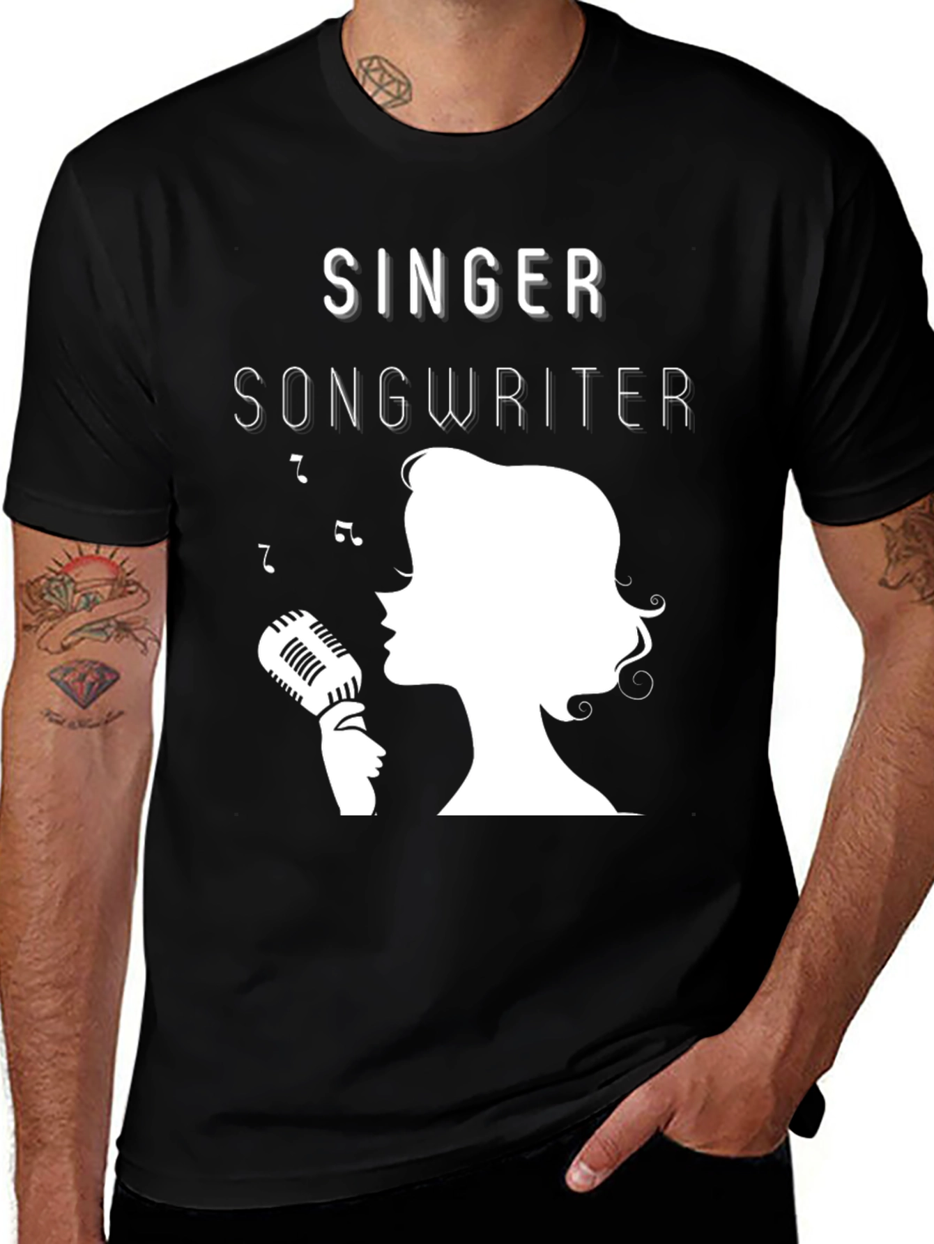 Singer Songwriter Graphic Tee - Music Lover T-Shirt