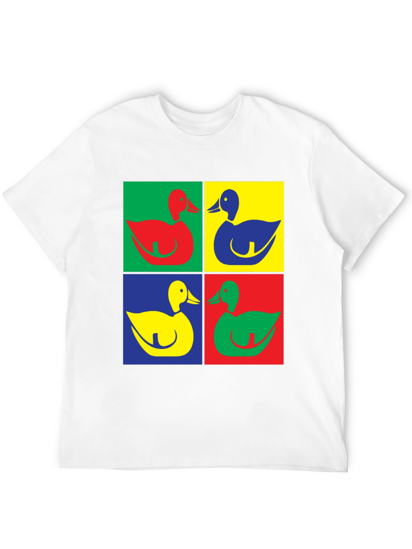 Duck Pop Art T-Shirt - Modern Graphic Tee