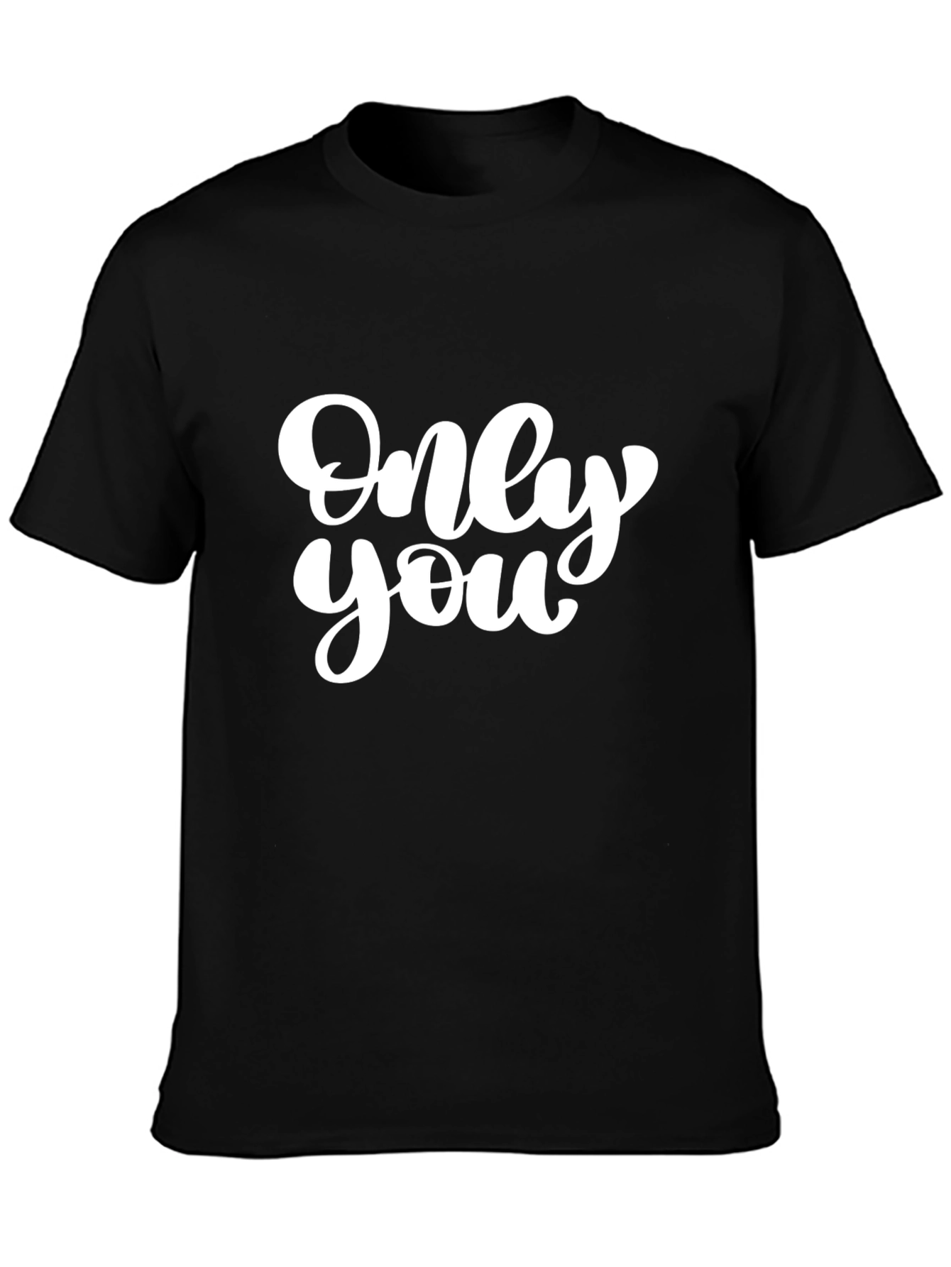 Only You Black Graphic T-Shirt