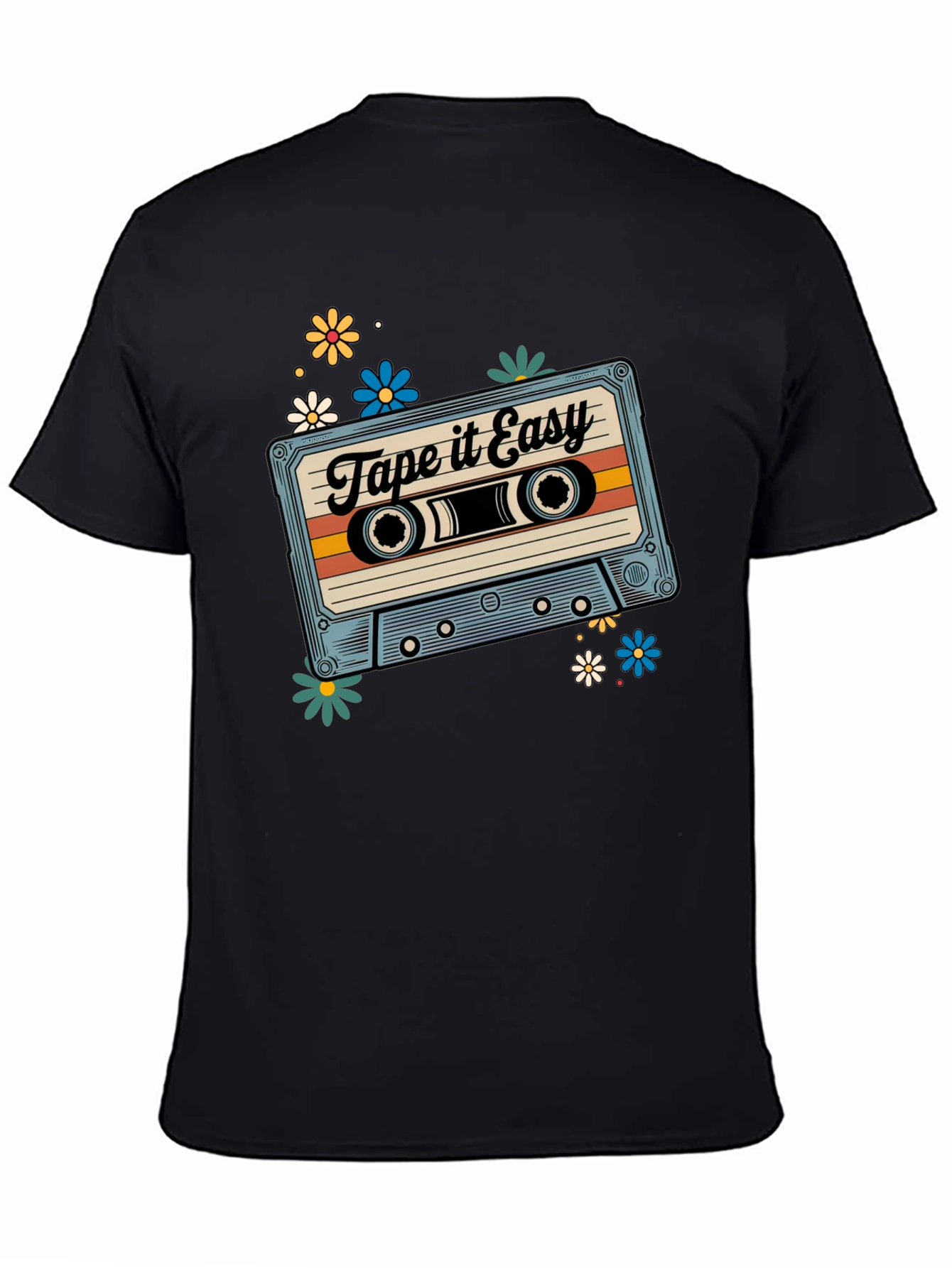 Retro Tape It Easy Cassette Graphic Tee