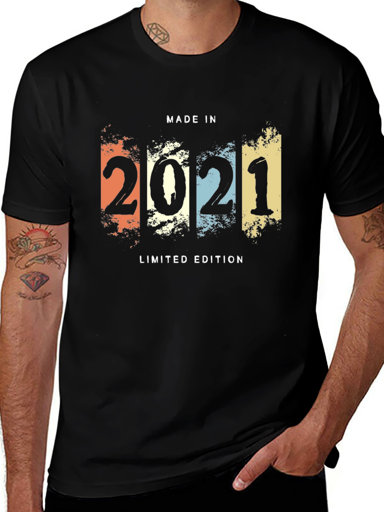 Made in 2021 Limited Edition Black T-Shirt