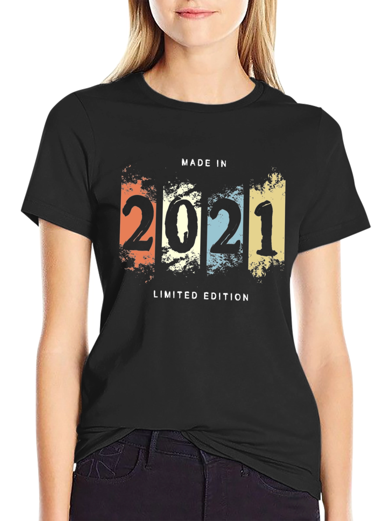 Made in 2021 Limited Edition Black T-Shirt