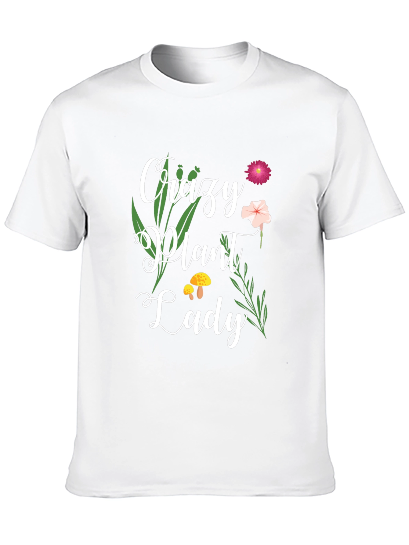 Crazy Plant Lady Graphic T-Shirt