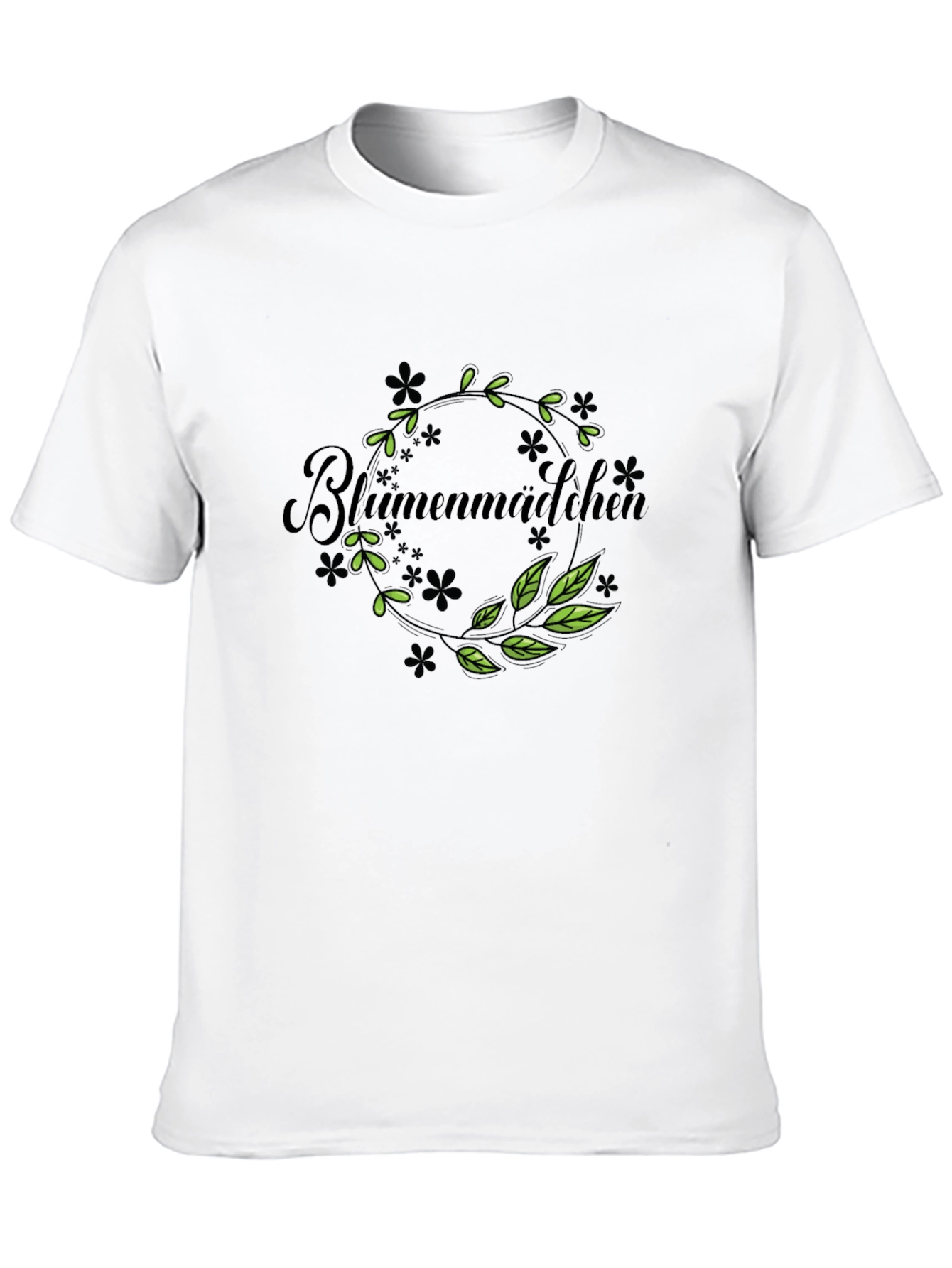 Blumenmadchen Wreath T-Shirt