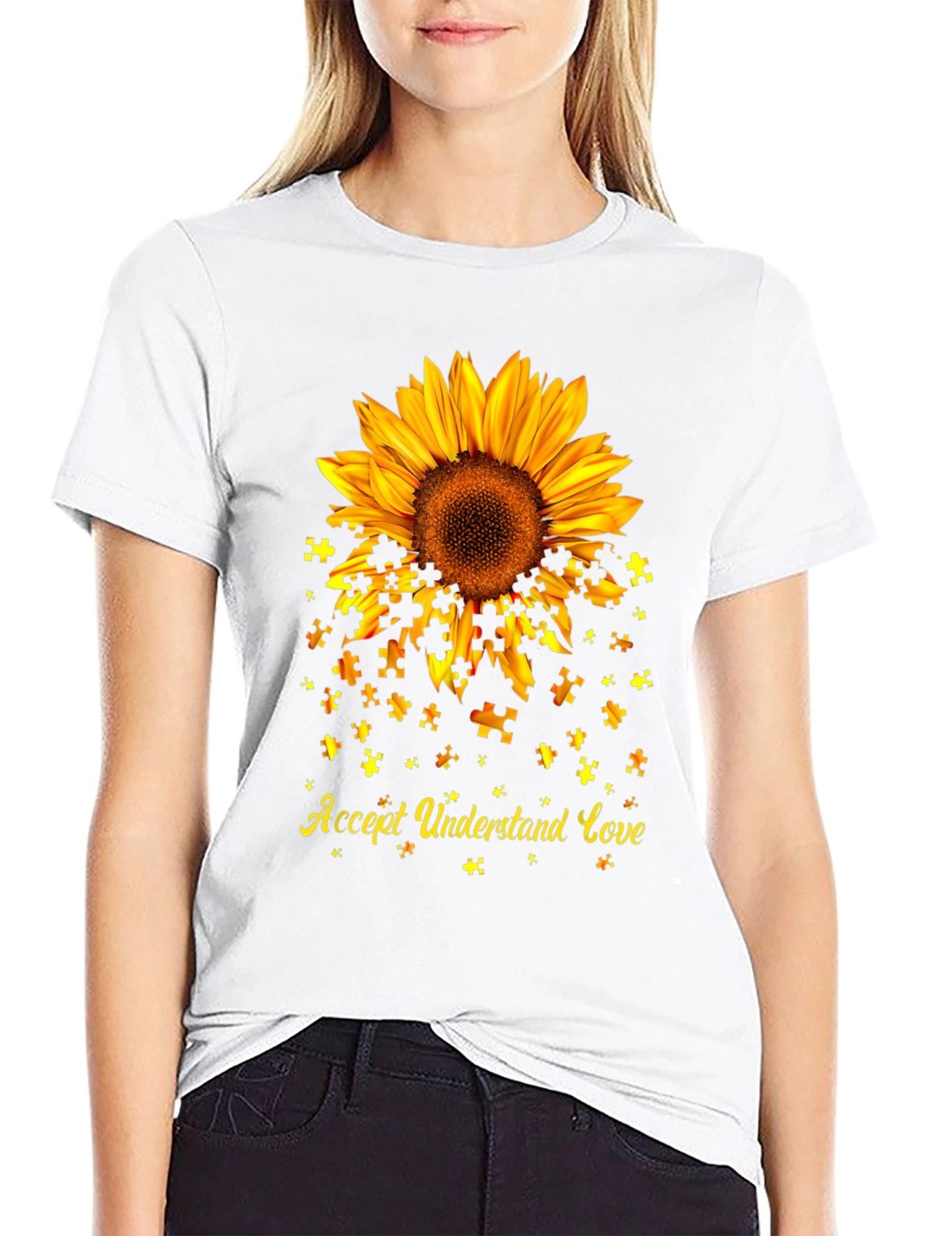Autism Awareness Sunflower T-Shirt