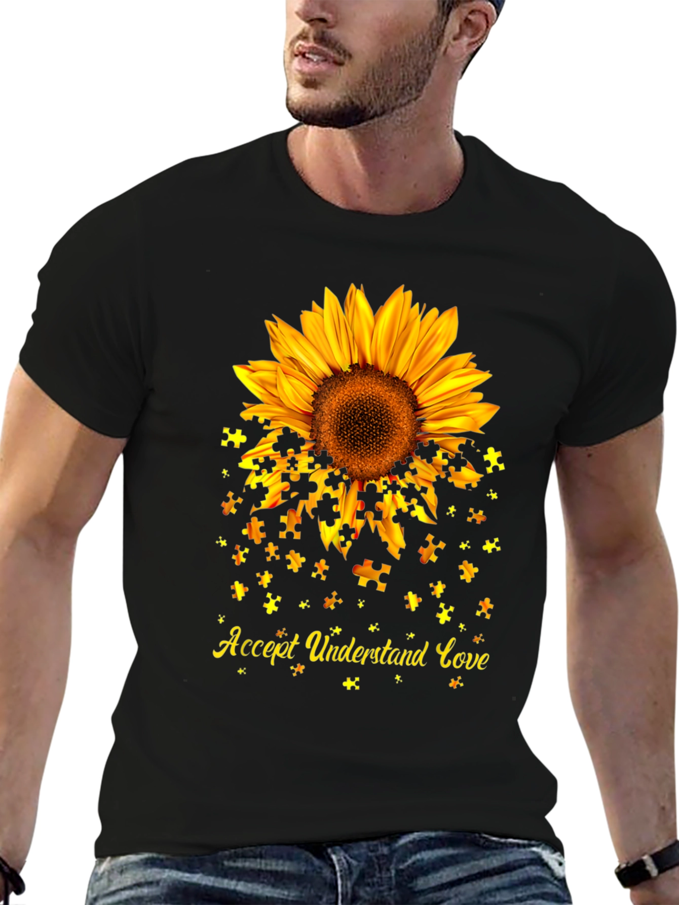 Autism Awareness Sunflower T-Shirt