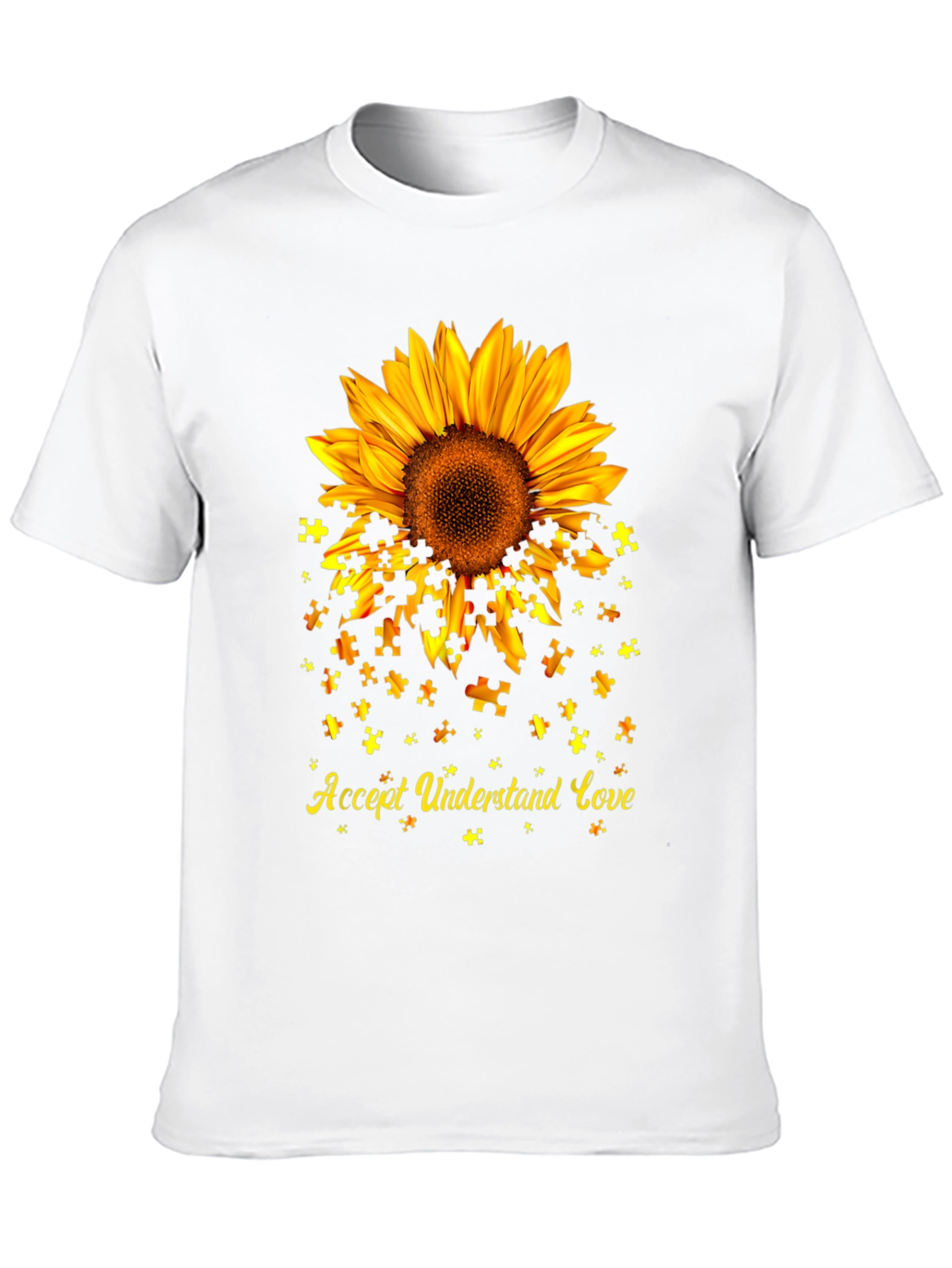 Autism Awareness Sunflower T-Shirt