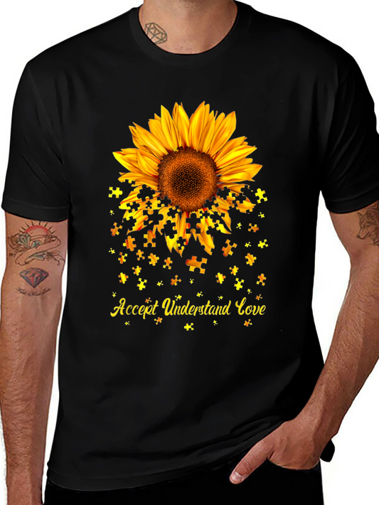 Autism Awareness Sunflower T-Shirt