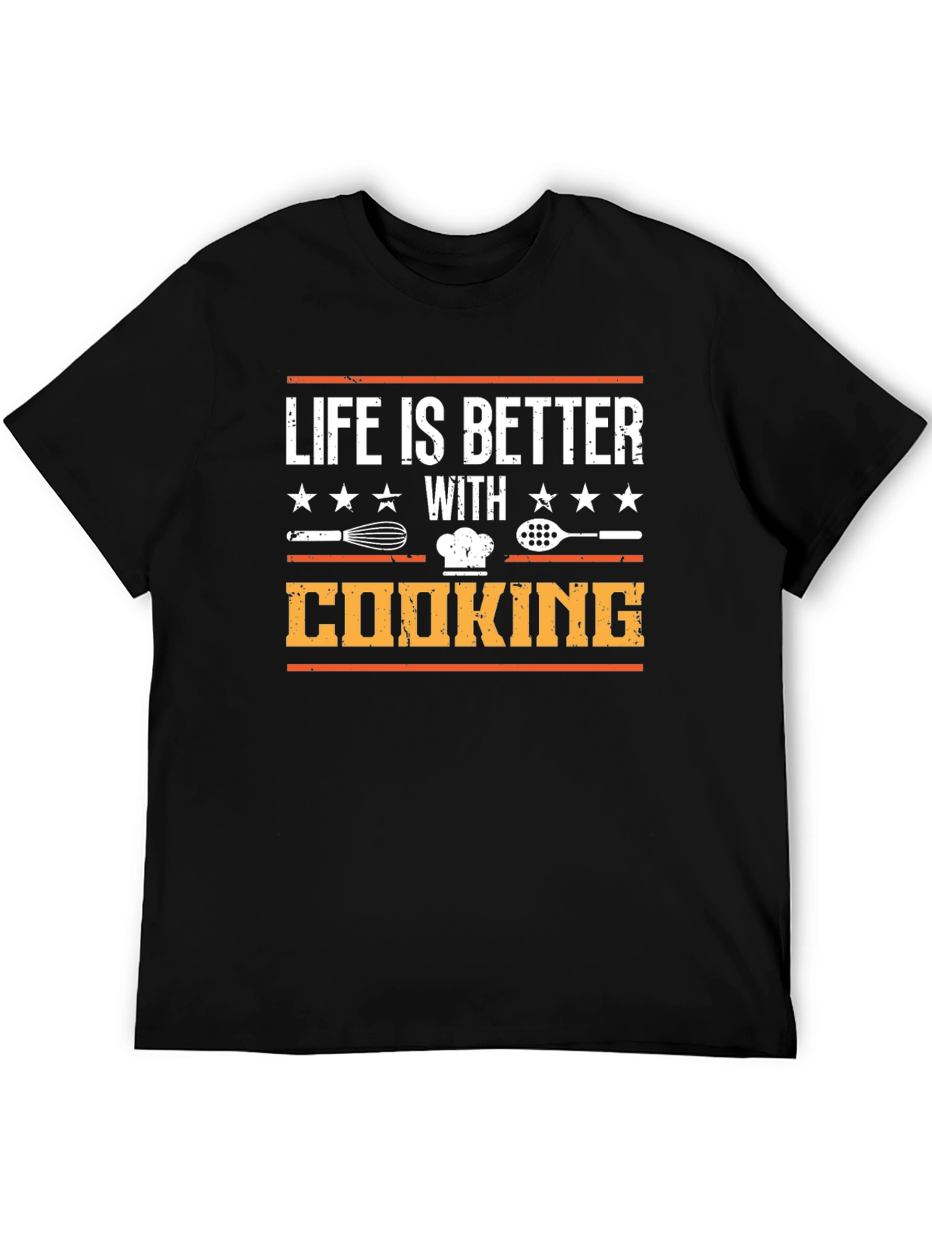 Life is Better with Cooking T-Shirt - Chef Gift