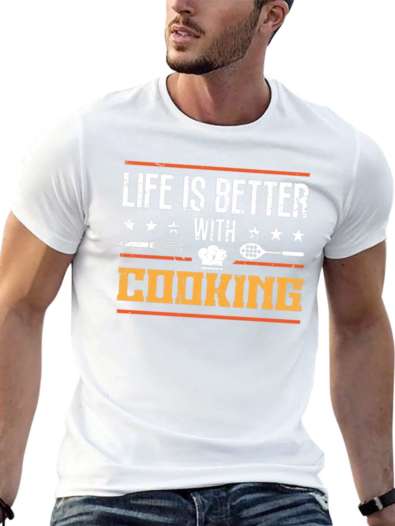 Life is Better with Cooking T-Shirt - Chef Gift