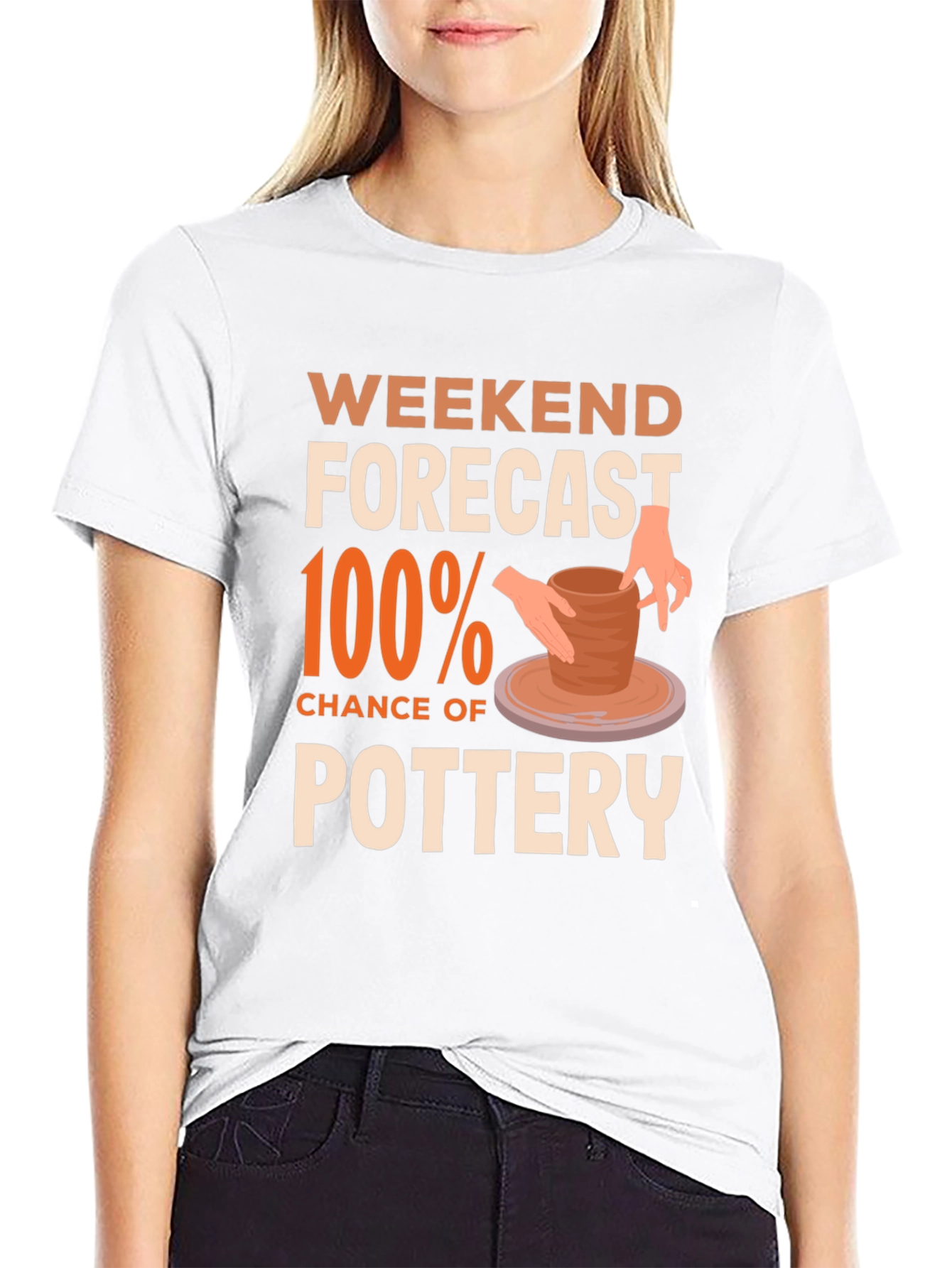 Weekend Pottery Forecast Graphic Tee