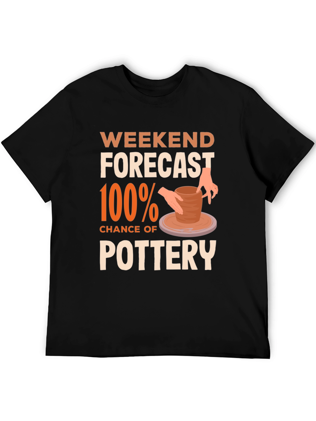 Weekend Pottery Forecast Graphic Tee