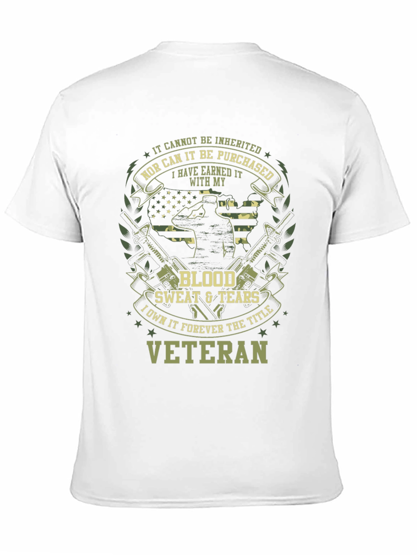 Veteran Pride Tee: Earned Not Inherited