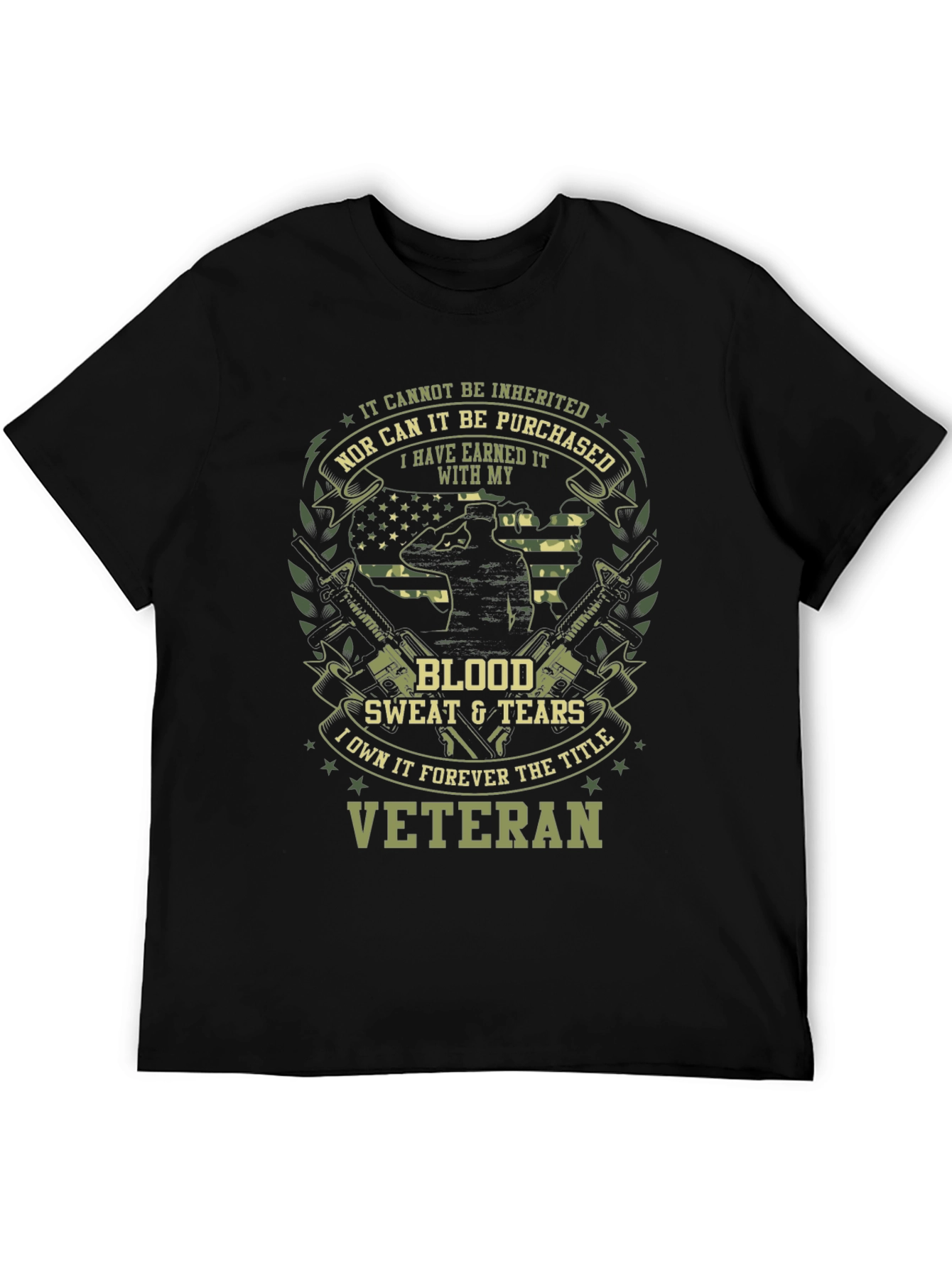 Veteran Pride Tee: Earned Not Inherited