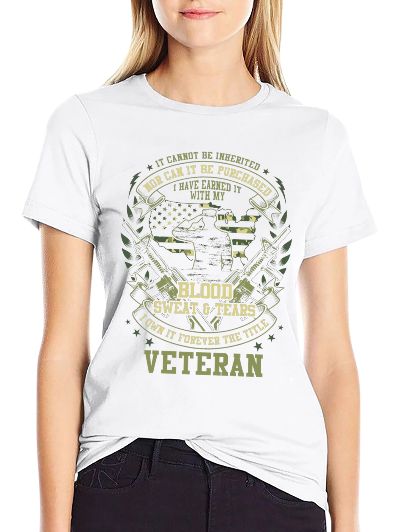 Veteran Pride Tee: Earned Not Inherited