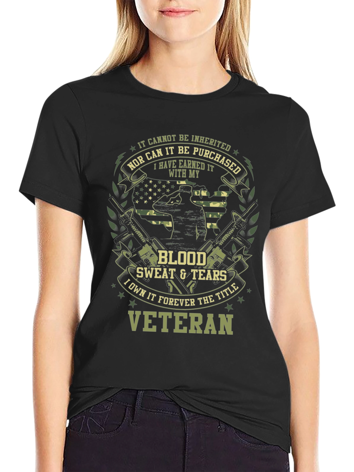 Veteran Pride Tee: Earned Not Inherited