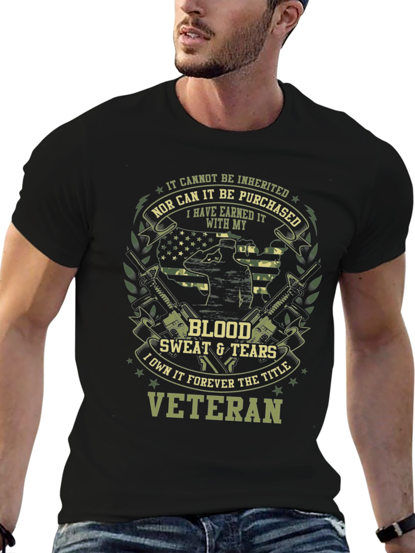 Veteran Pride Tee: Earned Not Inherited