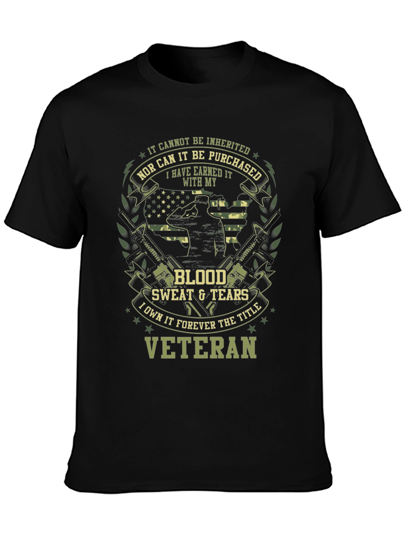 Veteran Pride Tee: Earned Not Inherited