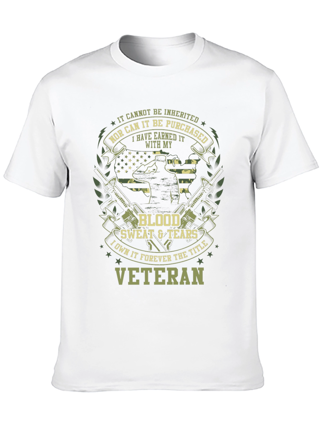 Veteran Pride Tee: Earned Not Inherited