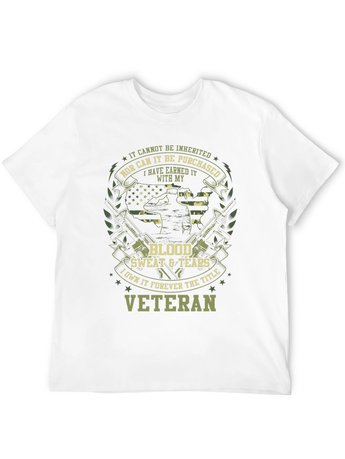 Veteran Pride Tee: Earned Not Inherited