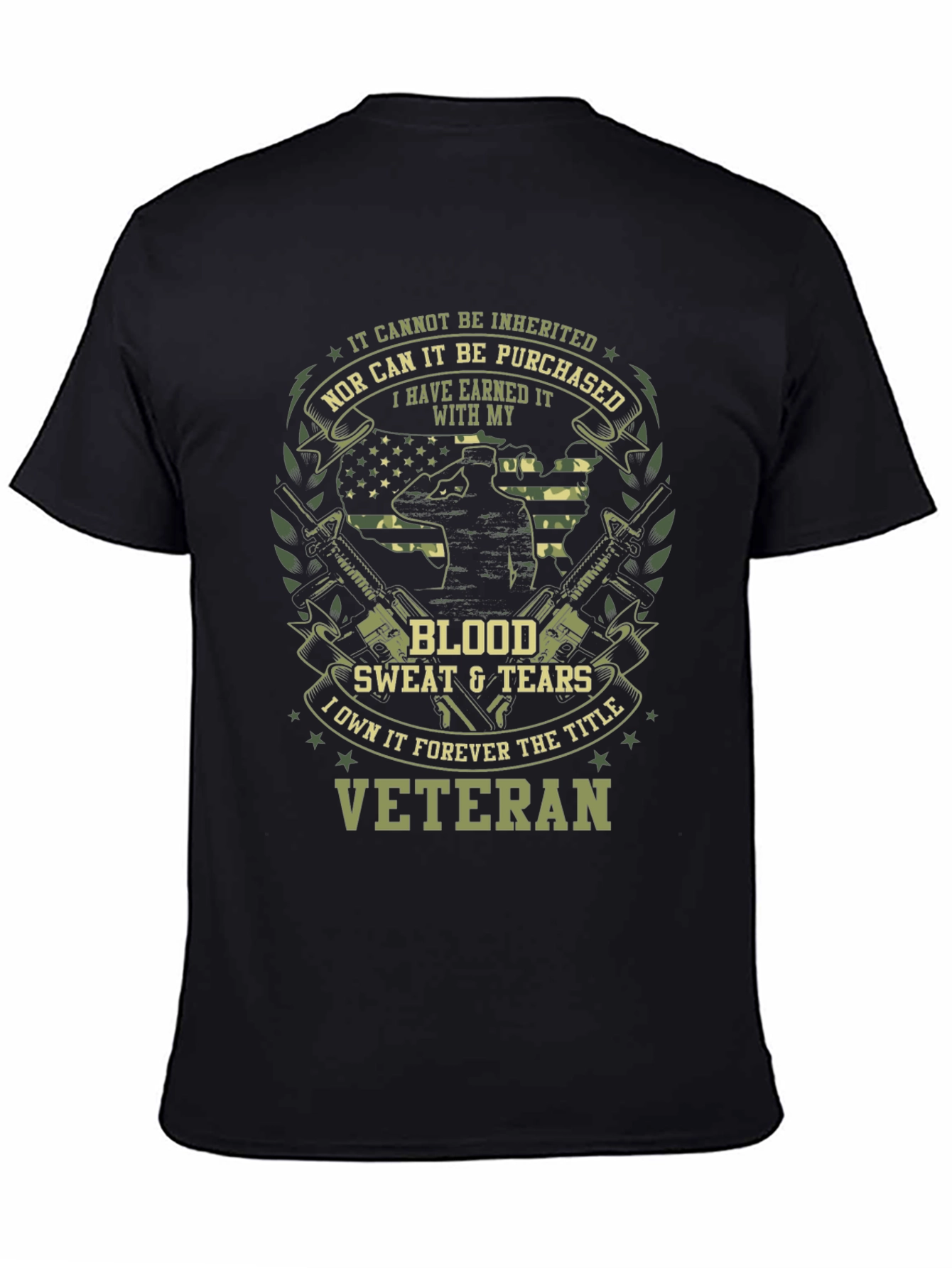 Veteran Pride Tee: Earned Not Inherited