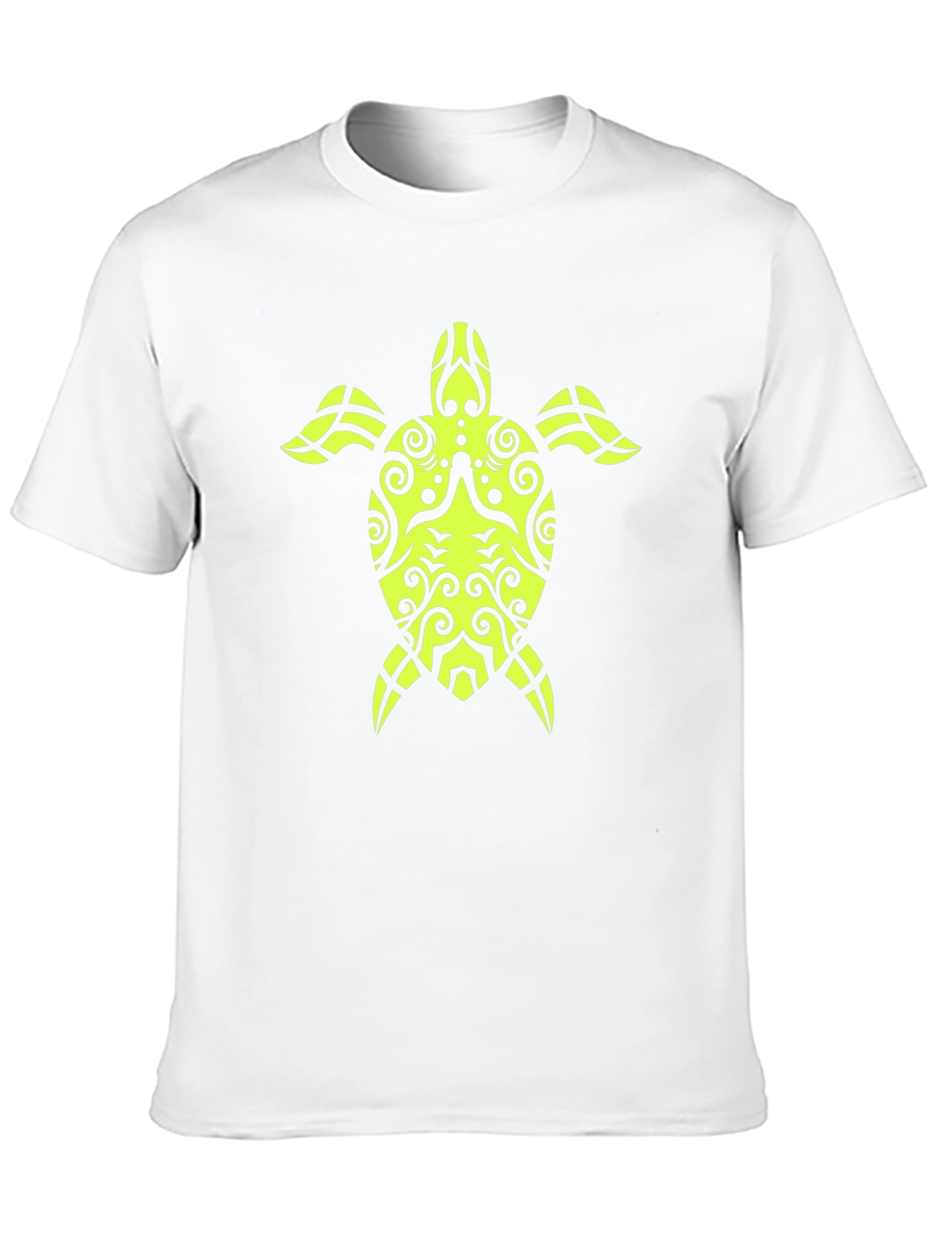 Tribal Turtle Black T-Shirt