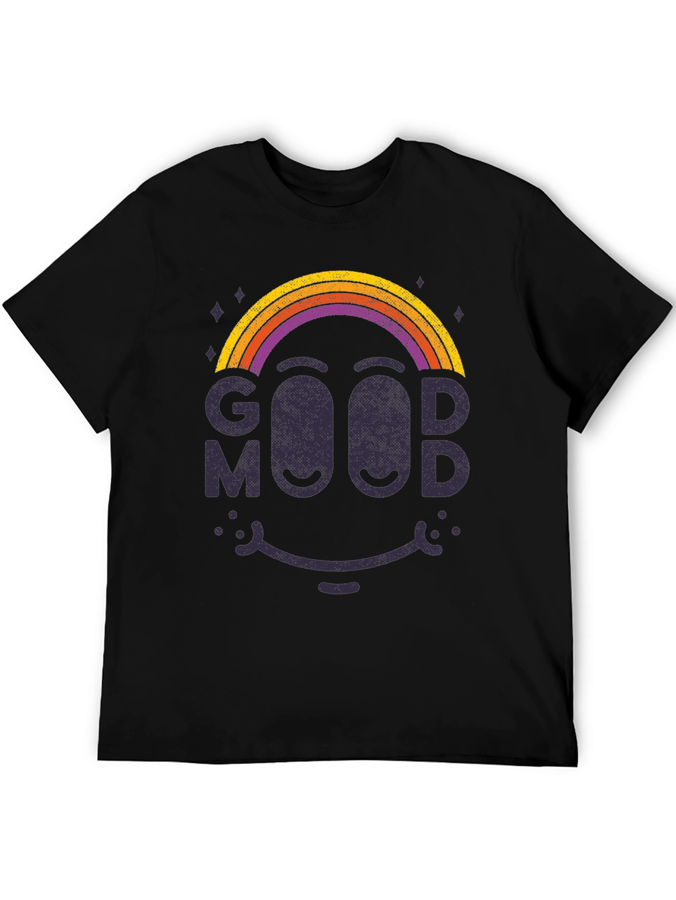 Good Mood Rainbow Graphic Tee - Comfort Fit