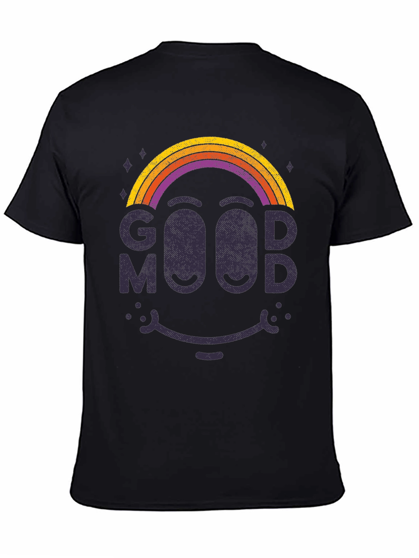Good Mood Rainbow Graphic Tee - Comfort Fit