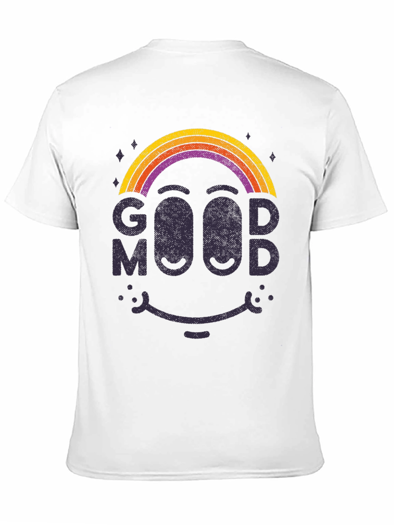 Good Mood Rainbow Graphic Tee - Comfort Fit