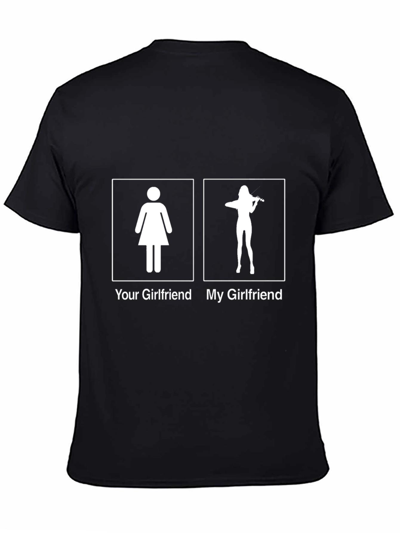 Funny Musician T-Shirt - My Girlfriend Plays Violin