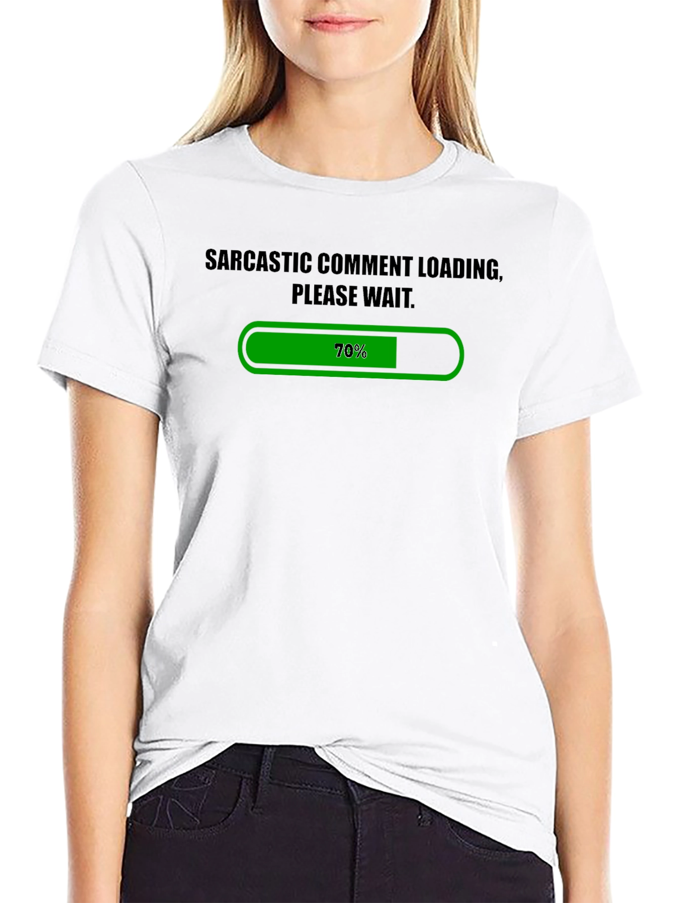 Sarcastic Comment Loading T-Shirt - Funny Graphic Tee
