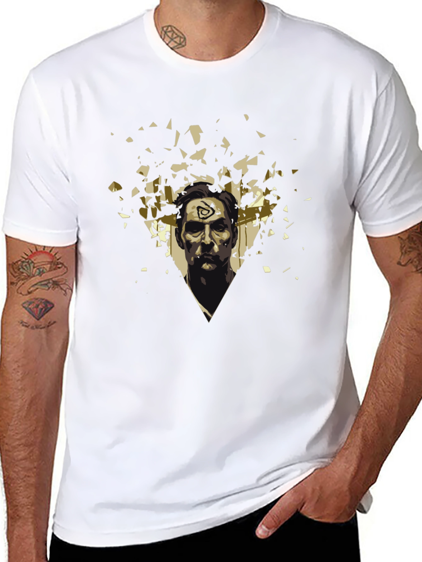 True Detective Inspired Graphic T-Shirt
