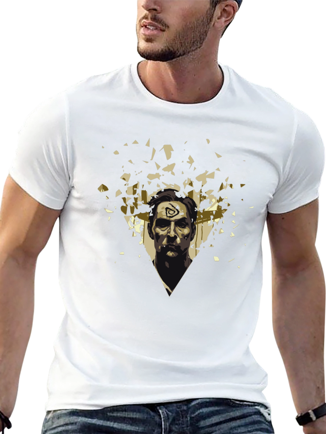True Detective Inspired Graphic T-Shirt