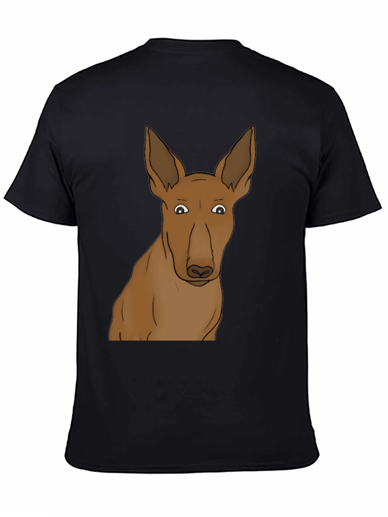 Dog Graphic Black T-Shirt