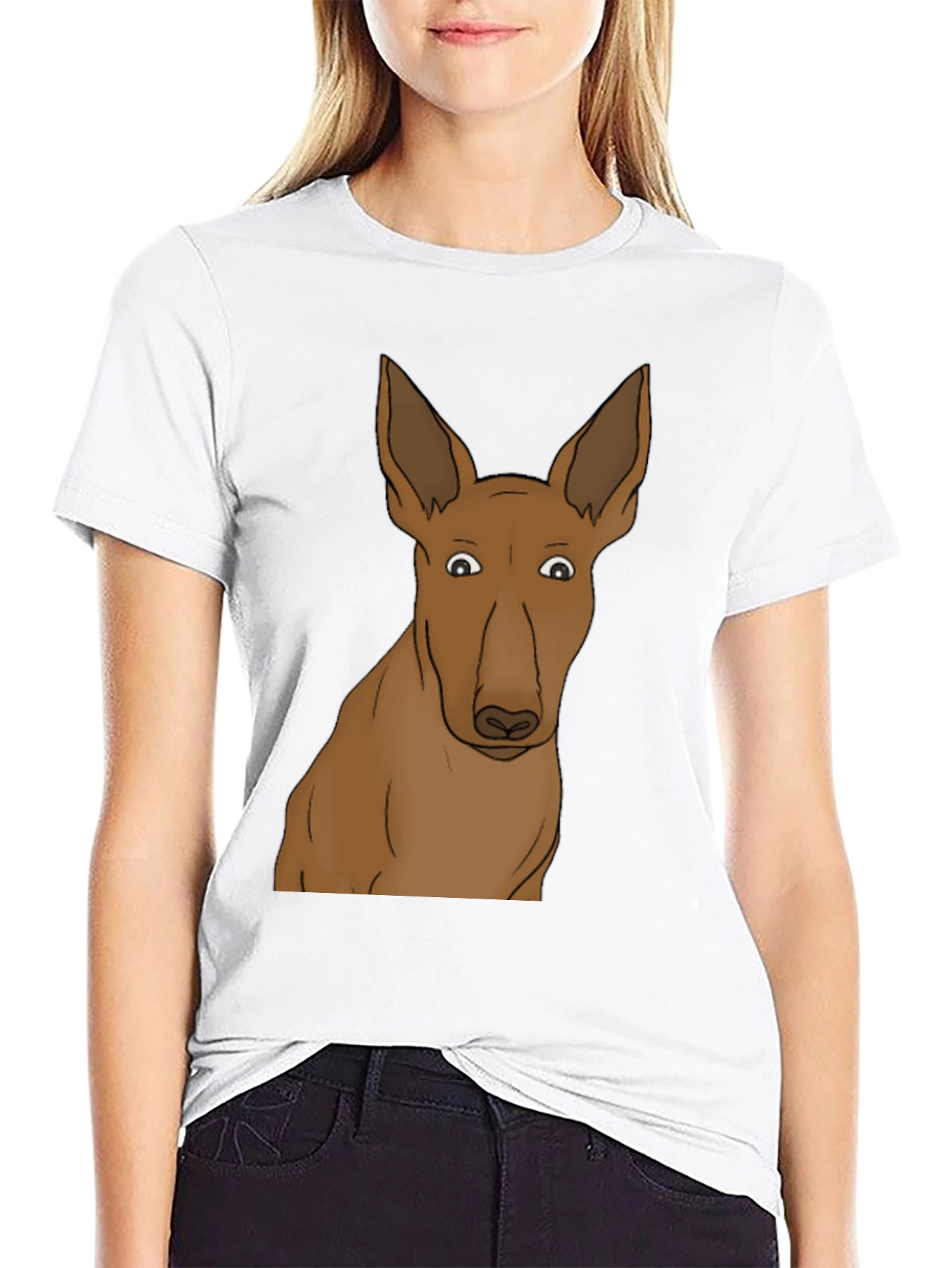 Dog Graphic Black T-Shirt