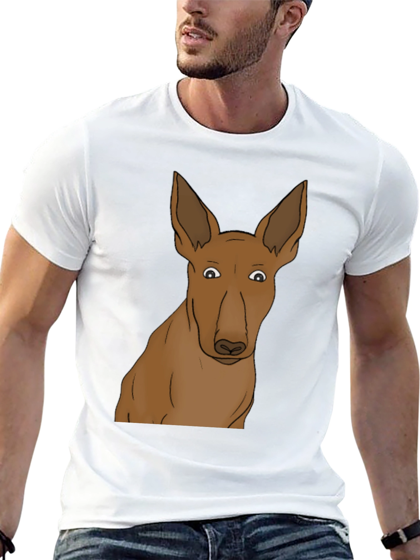 Dog Graphic Black T-Shirt
