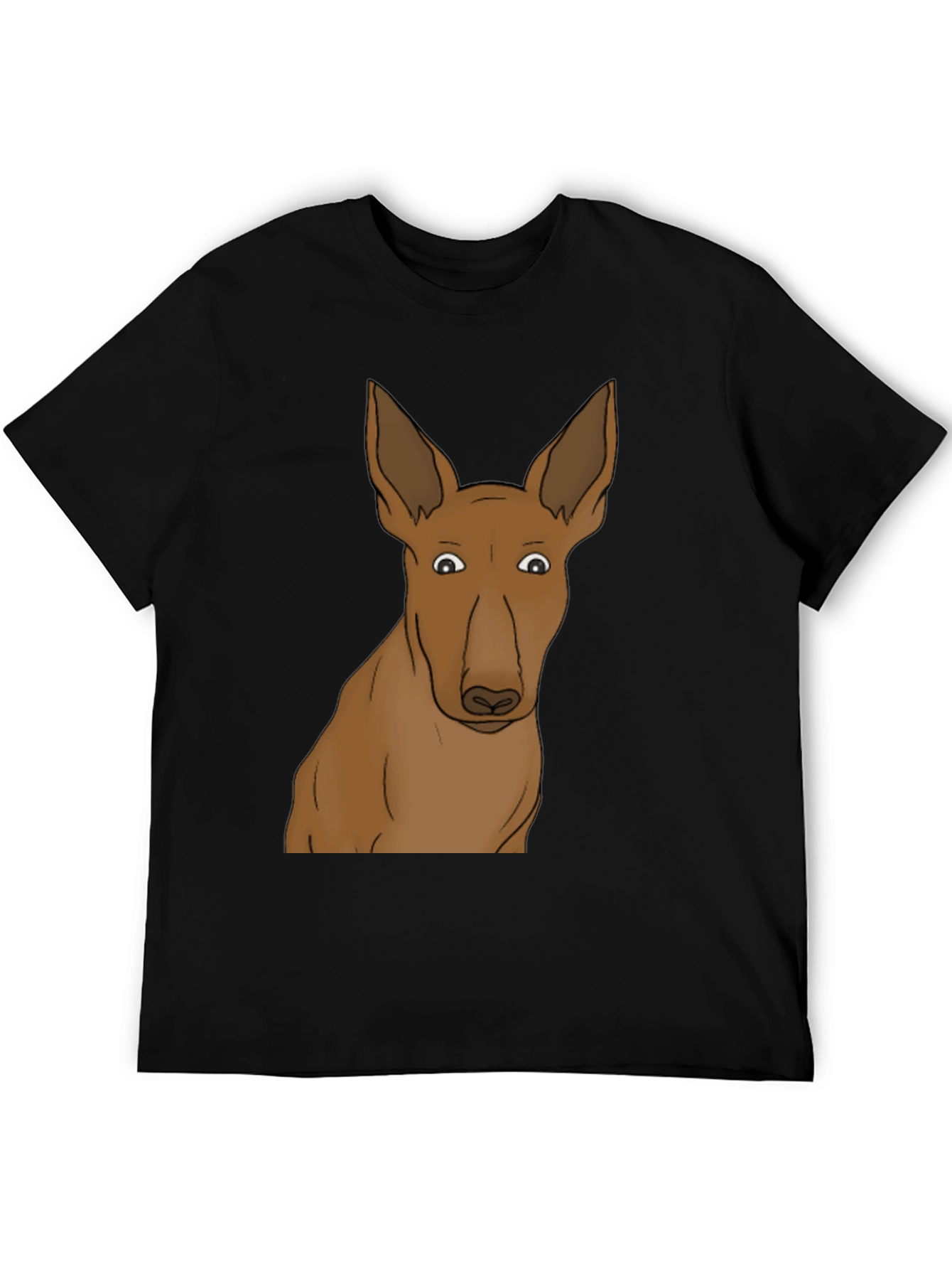 Dog Graphic Black T-Shirt