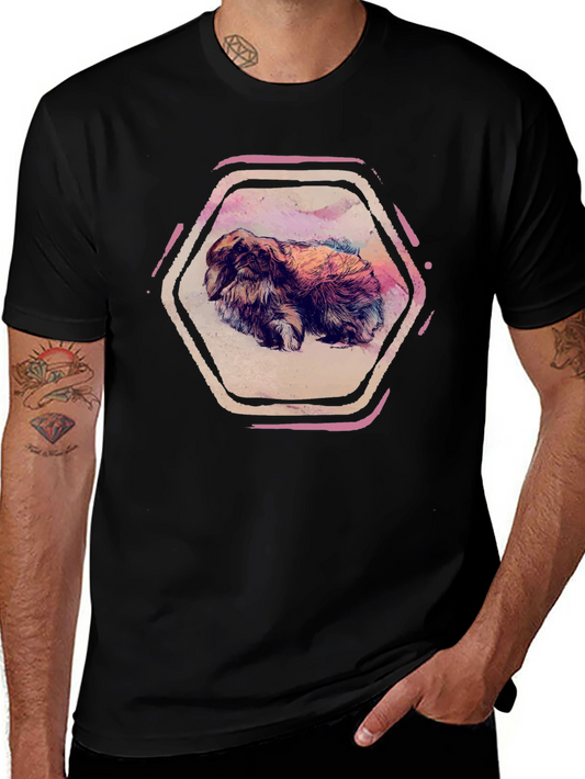 Rabbit Hexagon Graphic Tee