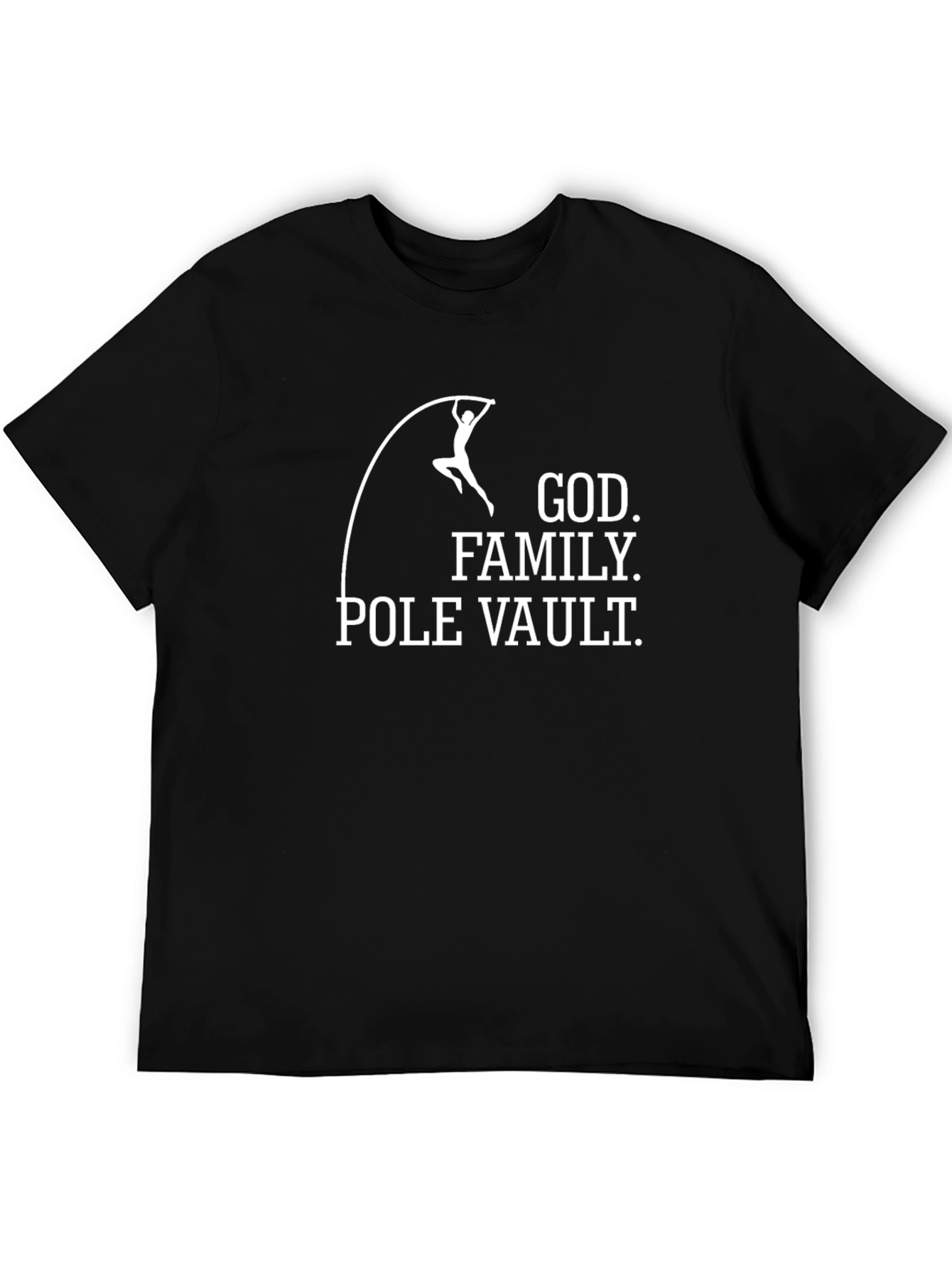 God Family Pole Vault T-Shirt - Black