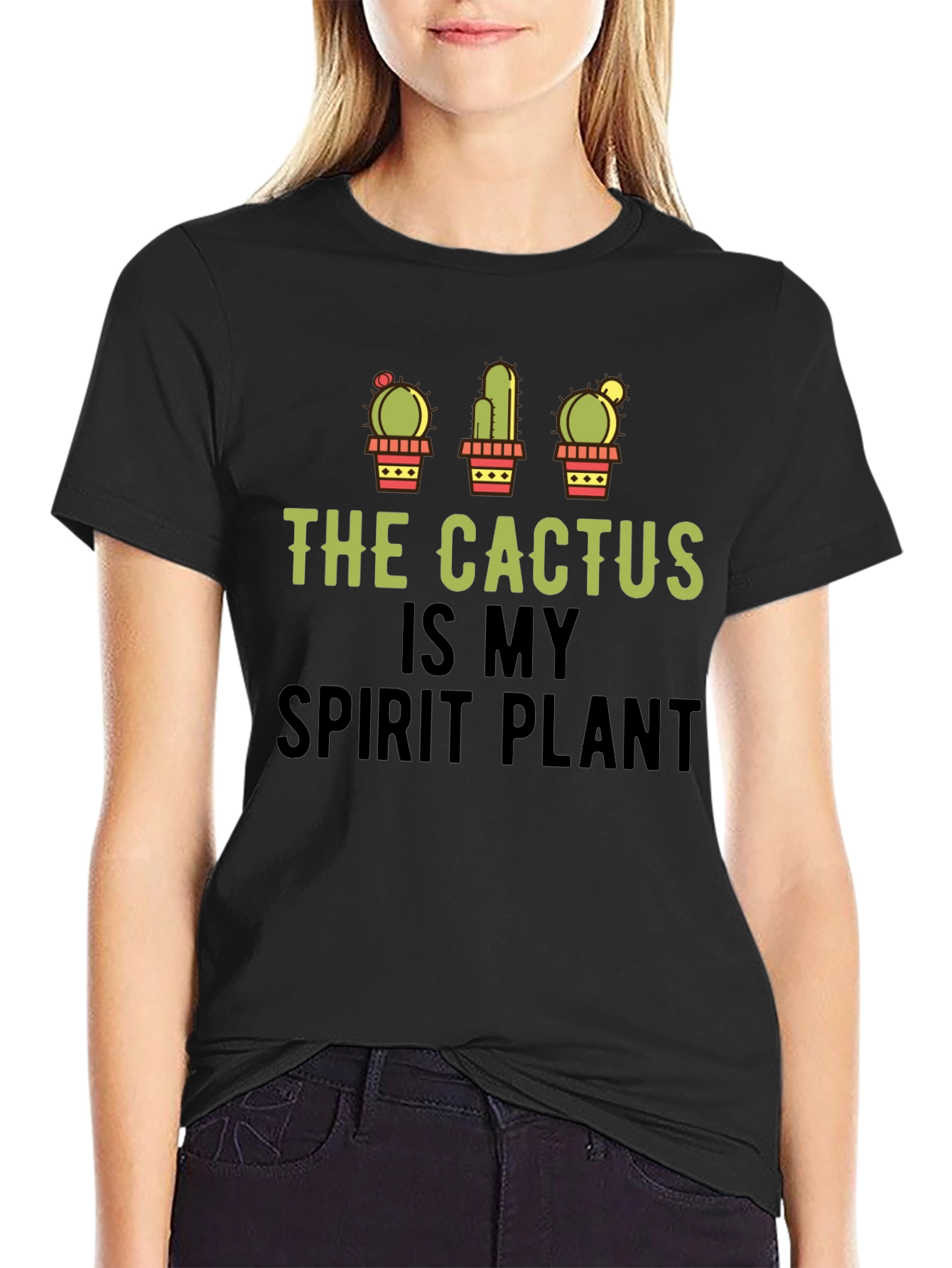 Cactus Spirit Plant Graphic Tee