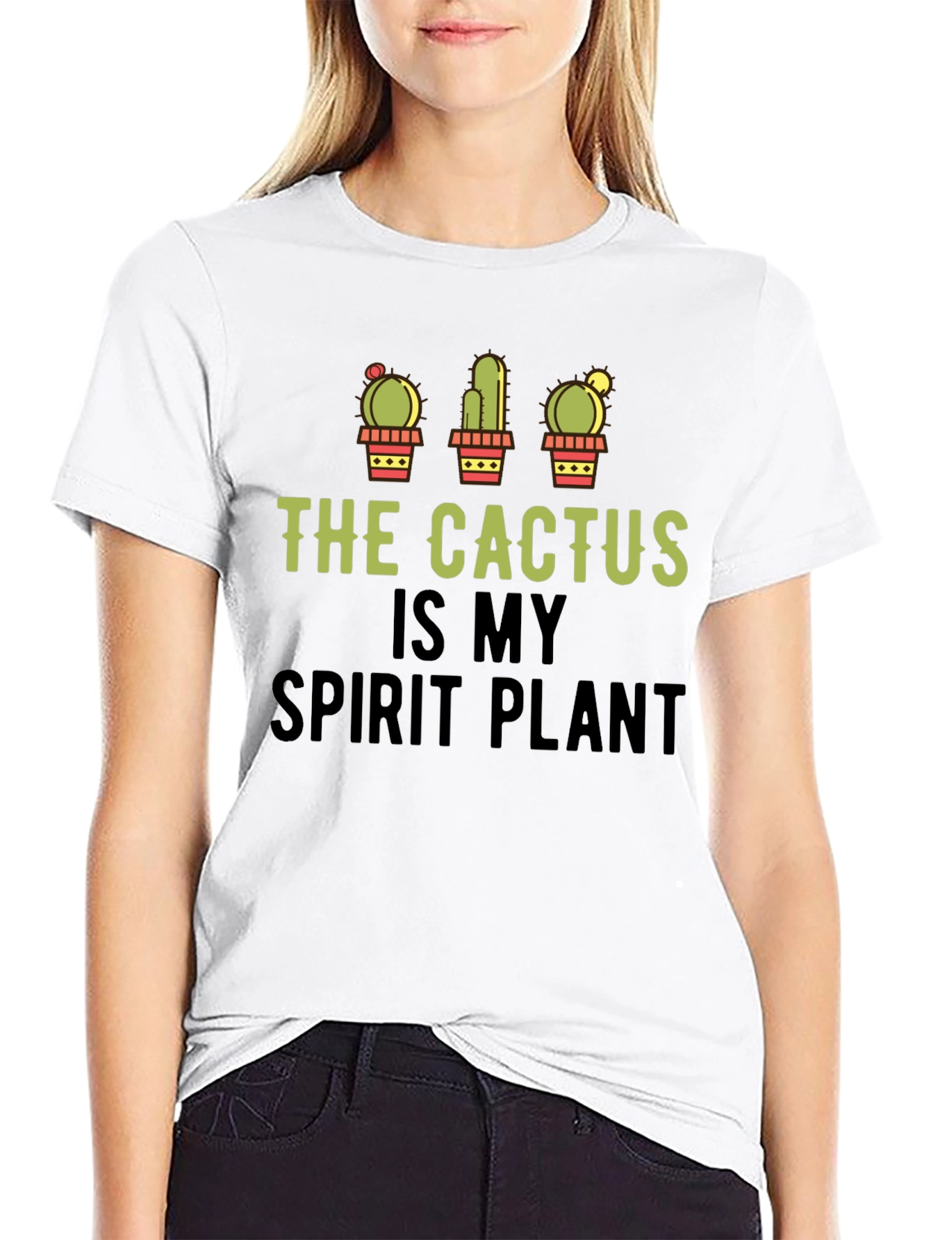 Cactus Spirit Plant Graphic Tee