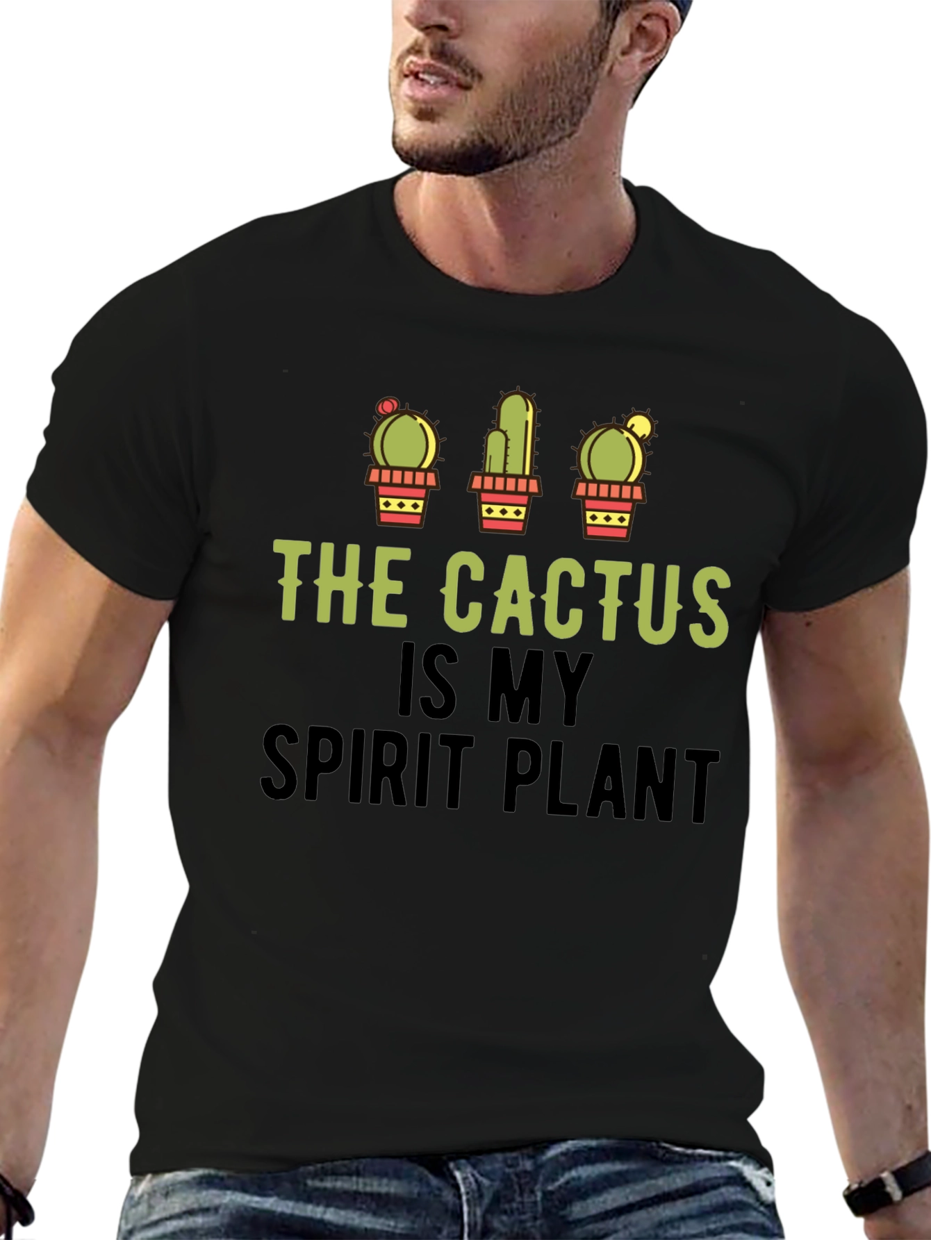 Cactus Spirit Plant Graphic Tee